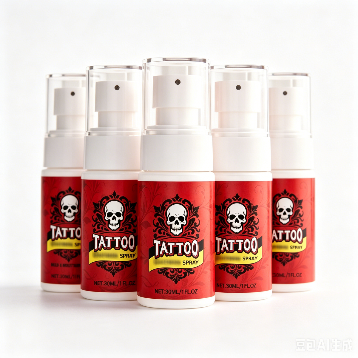 Hydraterende spray voor nazorg na een tatoeage