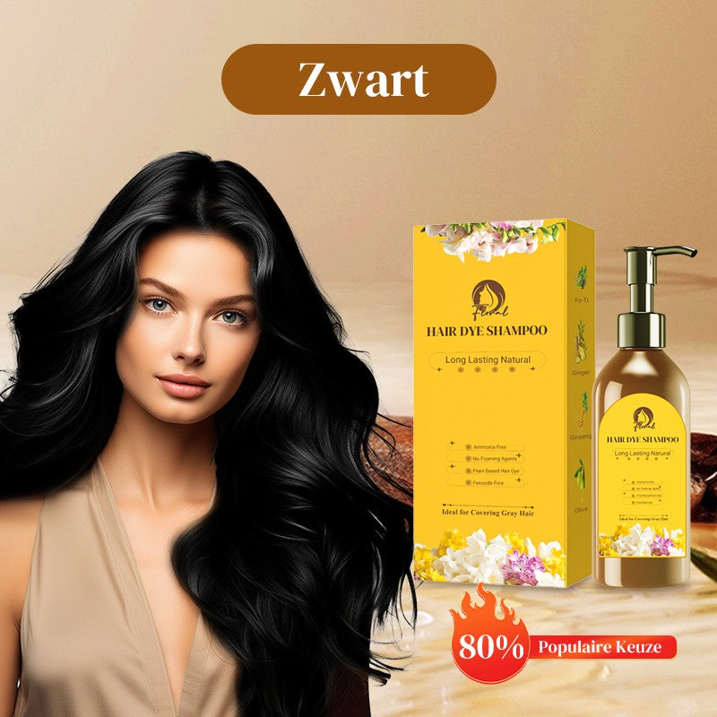🌿Langdurige Natuurlijke Haarverf Shampoo – Kleur en Verzorging in Één Stap✨