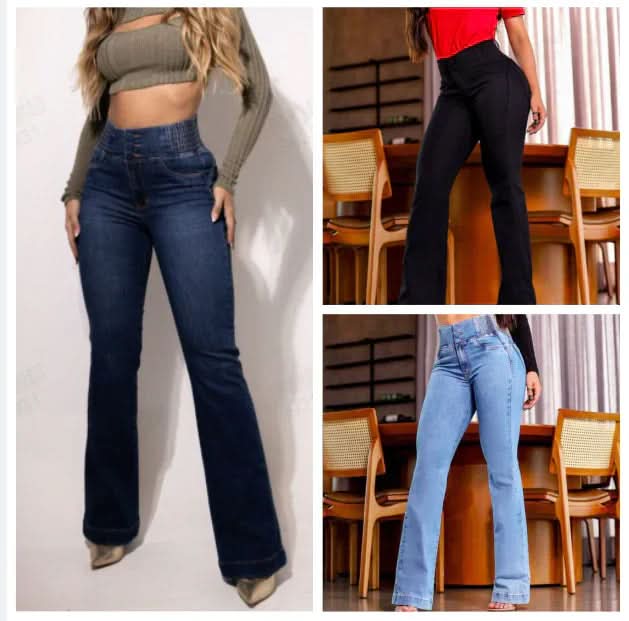🎁2026 Nieuw binnen 50% KORTING👖 Stretch flare jeans met hoge taille