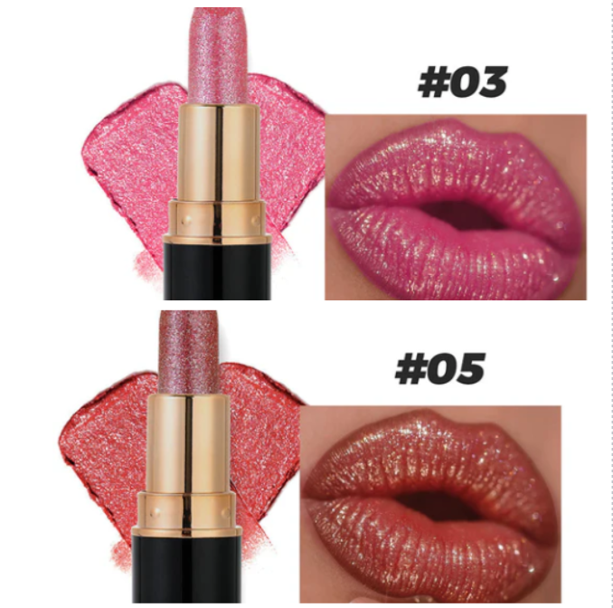 ⏳Beperkte tijd 50% korting!💥 Vandaag's Special--Koop 1 en krijg 1 gratis💋Waterbestendige en hydraterende glitterlippenstift