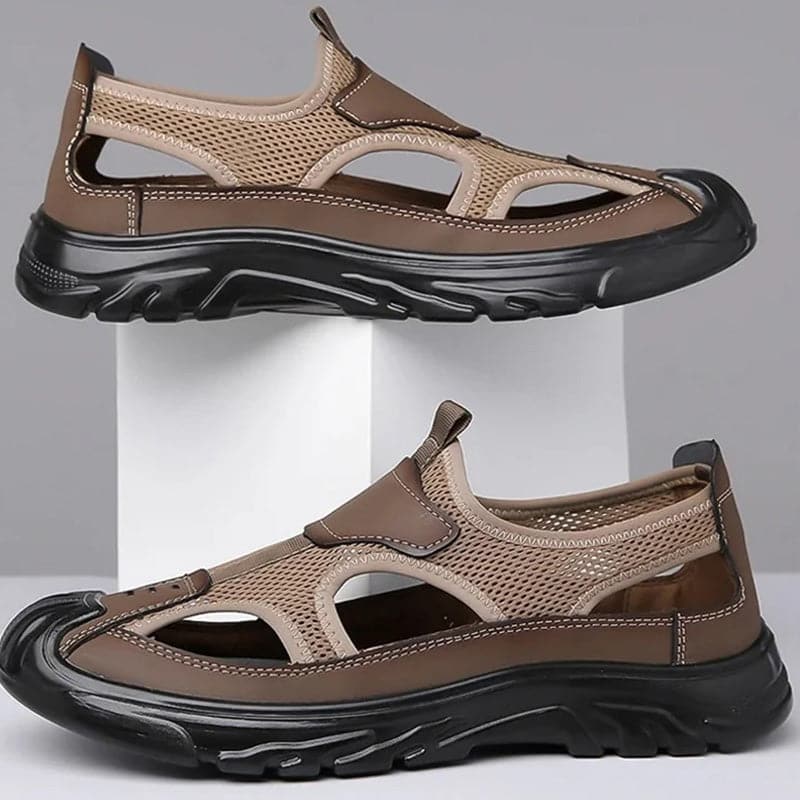 Nieuwe producten in 2024🍃Mesh holle lichtgewicht zachte zool sandalen