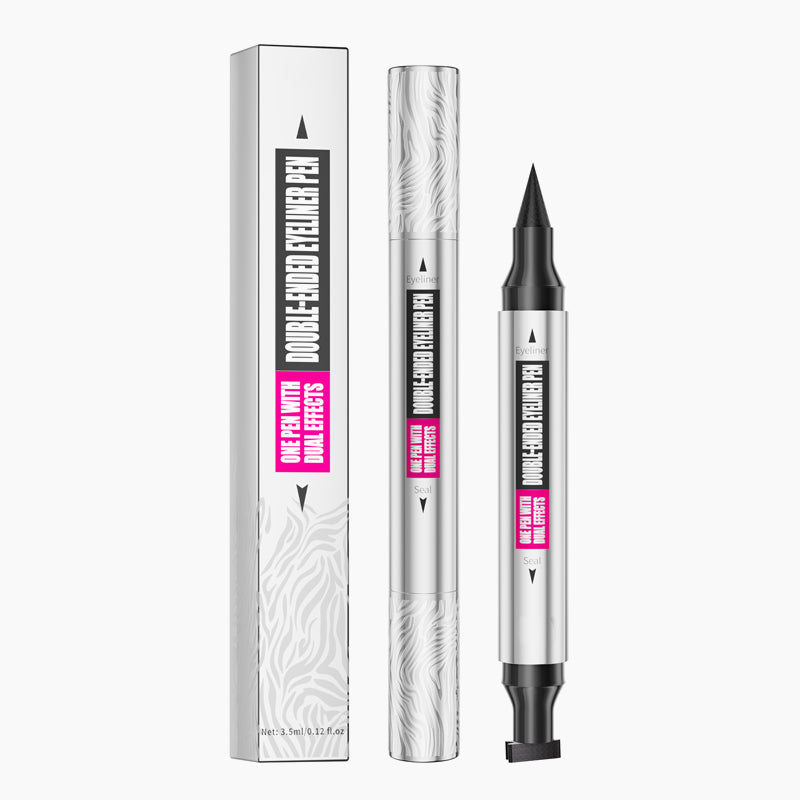 ✨Perfecte winged eyeliner met stempel – voor symmetrische cateyes in een oogwenk!👁️