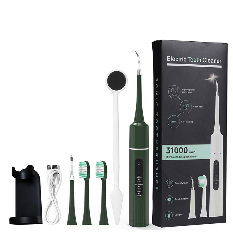 🌲Kerstspecial🌲Professionele Multifunctionele & Multi-Snelheid Ultrasone Tandenreiniger