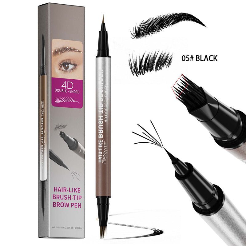 🏆Flash Sale⚡Meer dan 50.000 verkocht!💥💕2-in-1 waterbestendige vloeibare wenkbrauwpen