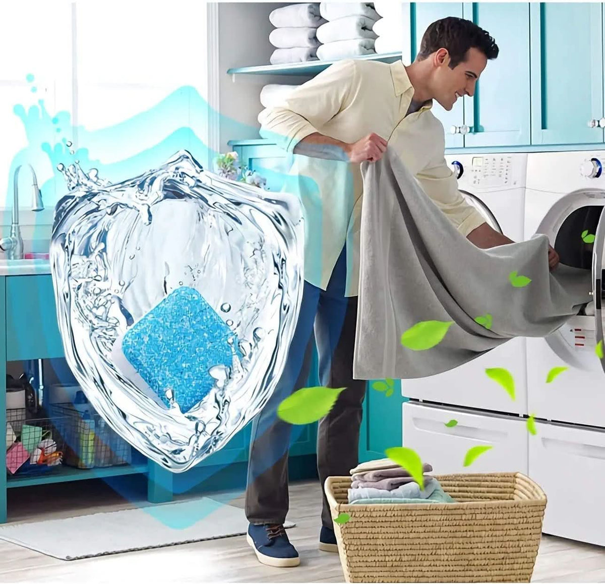 🎉Nieuwjaars Cadeau 50% KORTING!🧼Wasmachine Diep Reinigingstabletten: 99% Bacteriën Doden + Diep Reiniging – Eenvoudig Schoon Zonder Schade!