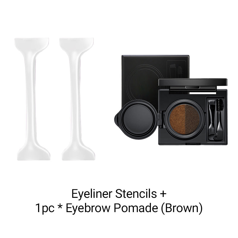 Waterdichte siliconen eyeliner sjablonen met gevleugelde tip