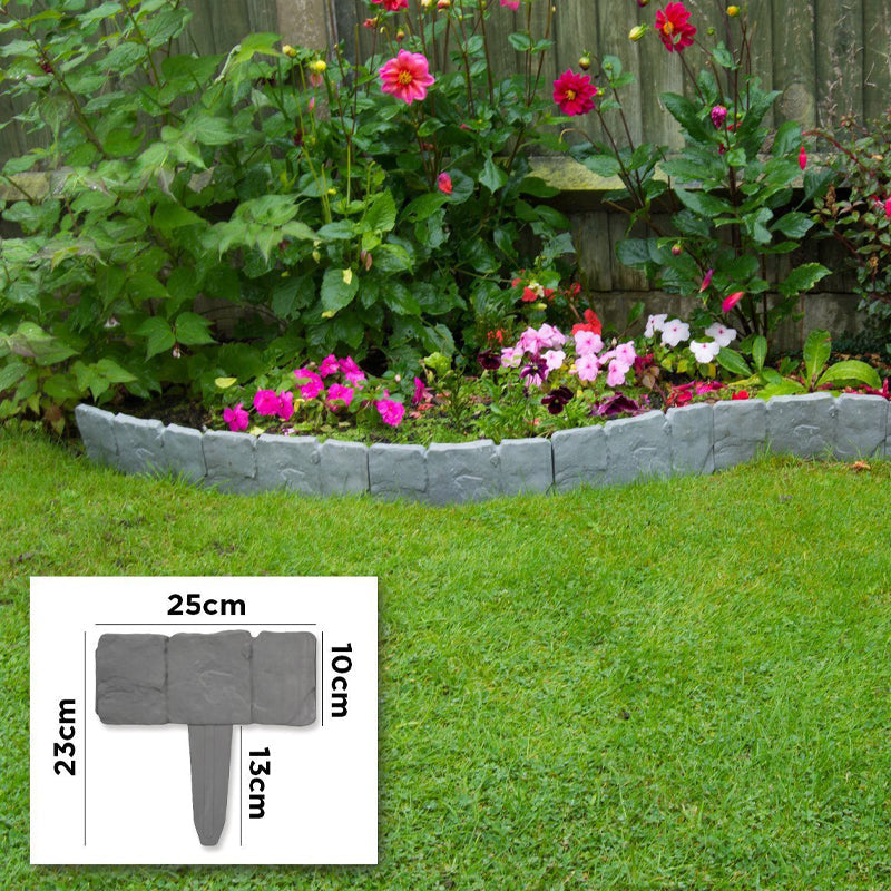 🏡 50% KORTING! 🌿 Tuinafscheiding van kunststeen – eenvoudig te plaatsen, uitbreidbaar en realistisch ogend ✨