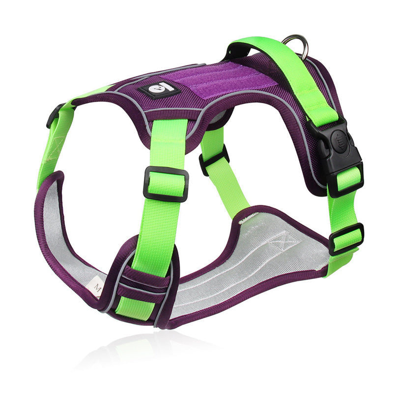๐ 50% KORTING! ๐ฆ Anti-trek hondenharnas met LED-lijn en halsband โ vermindert druk, zacht nylon en perfect voor nachtelijke wandelingen en training ๐