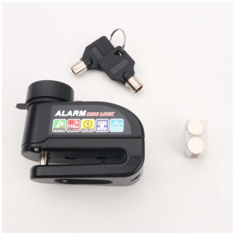 🌞Fris De Lente In Met 50% Korting!🔐110dB Alarm Schijfrem Slot - Zwaar Uitgevoerd & Waterdicht - Voor Motor, Scooter & E-step - Anti-diefstal Bewegingssensor - Inclusief Reservebatterijen
