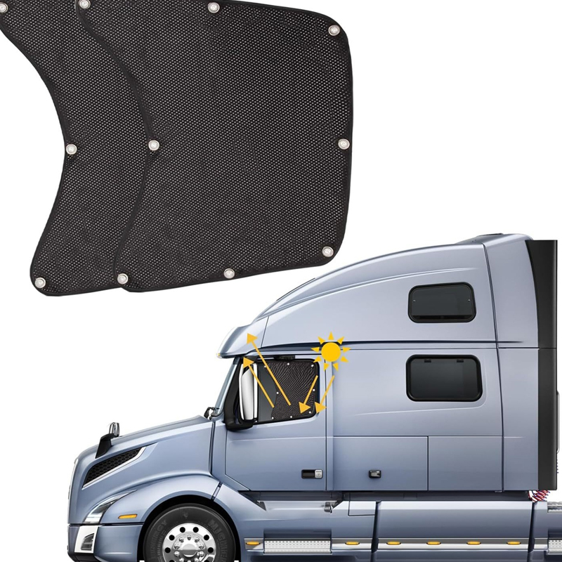 Zonneschermset voor zijruiten vrachtwagen (2 stuks)