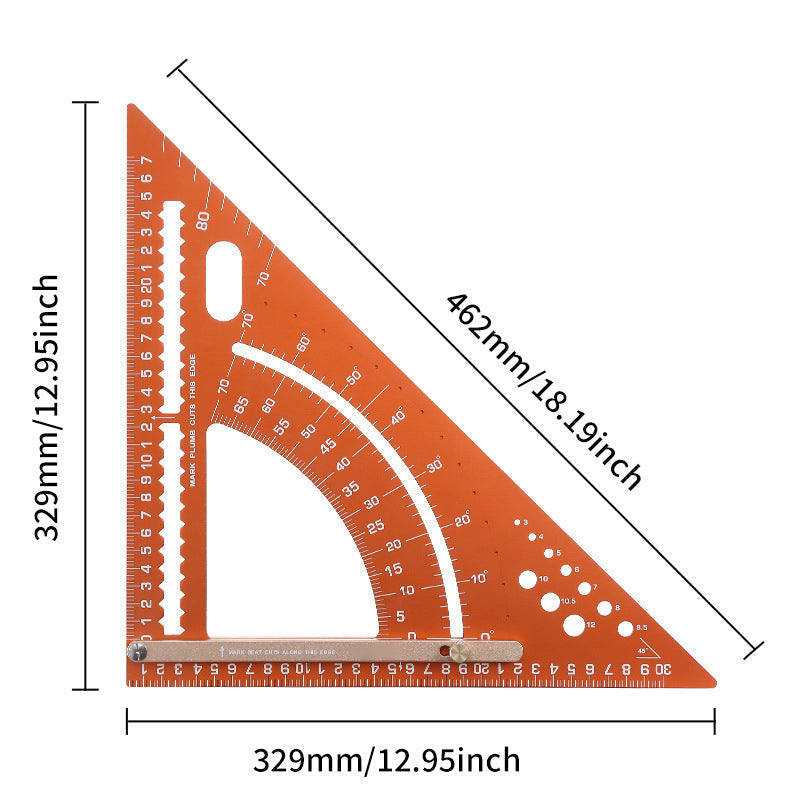 📐50% KORTING + GRATIS VERZENDING✨Precisie-driehoekige hoekmeter voor houtbewerking – Nauwkeurige metingen & roestbestendig en duurzaam 🛠️