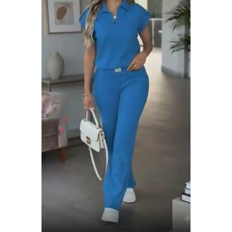 🔥50% KORTING + GRATIS VERZENDING🌸Casual tweedelige set voor dames (top en broek) 🌿