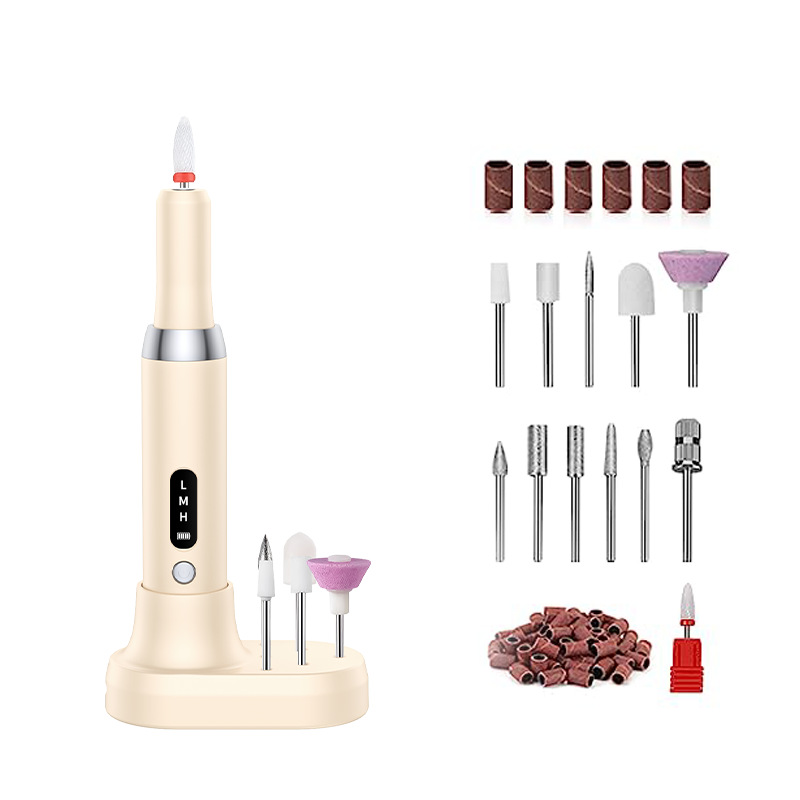 💅🔋 Draadloze elektrische nagelboormachine met oplaadstation – Professionele manicure thuis!✨