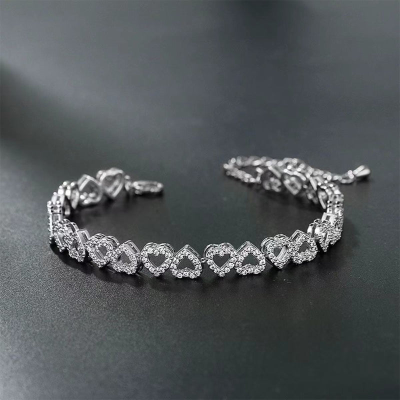 ✨ Elegante armband met glinsterend hartje voor dames