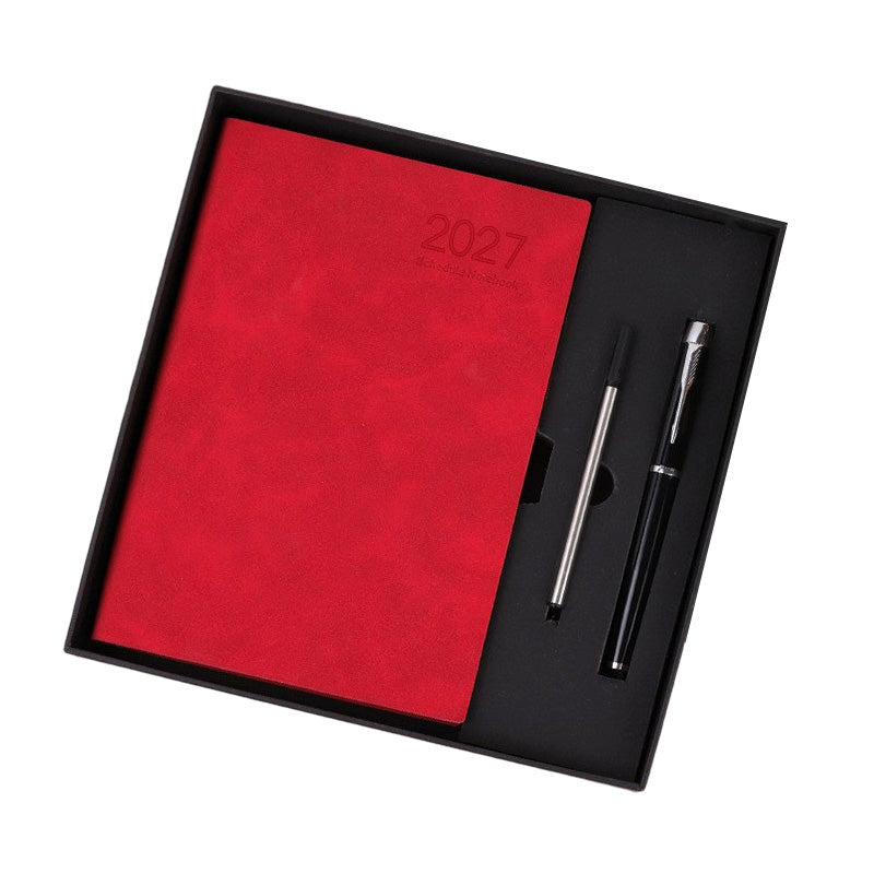 📖 2027 Minimalistische Agenda & Notitieboek | Overzichtelijk Plannen, Notities Maken & Ideeën Bewaren