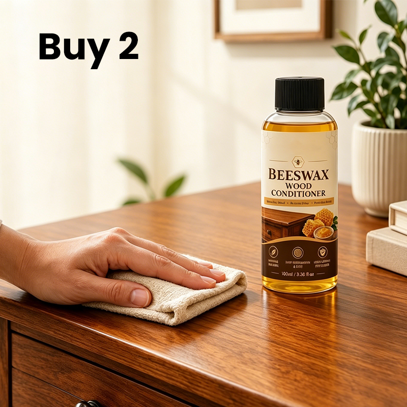 🐝 Natuurlijke houtverzorgingsolie met bijenwas