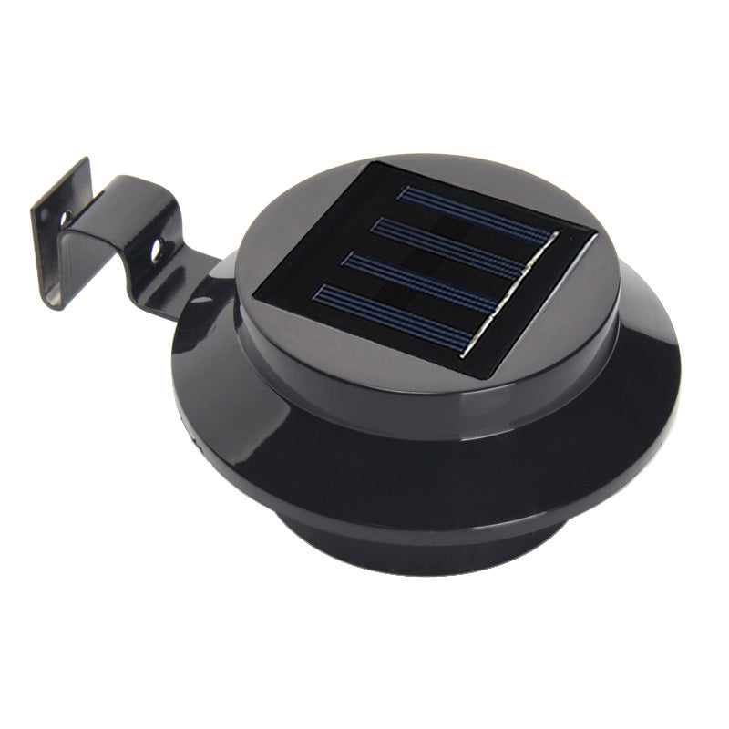 Waterdichte LED-wandlampen voor buiten met zonne-energie voor aan de dakgoot