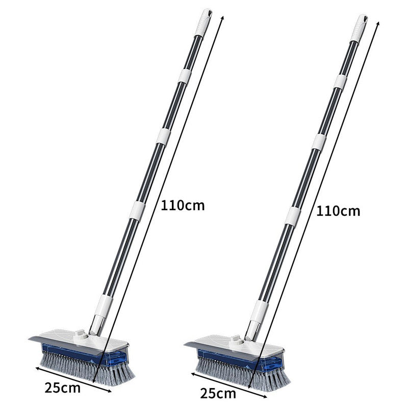 🧹✨ 3-in-1 vloerborstel met vloeistofdispenser – schrobben, schrapen, afstrijken en pincet, lange steel, stijve borstelharen – voor een grondige reiniging van elke vloer. 💪