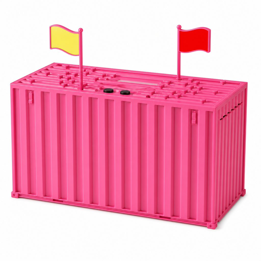 ⏳ Tijdelijk 50% Korting💥 Digitale Spaarpot in Zeecontainer-Vorm met Automatische Muntteller voor EUR, USD & GBP Munten – Elektronische Spaarpot op Batterijen