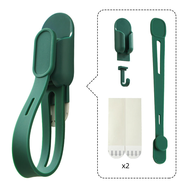 📢📢50% KORTING !! ⏰ Siliconen kerstkransbandjes en -haken (5 stuks) – Bevestig je kransen en slingers moeiteloos🎅