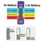 Viktrycka®  Portable Digital Battery Tester‑Universal Checker for All‑Size Household Batteries