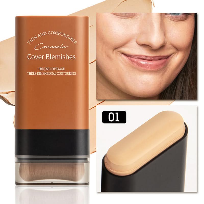🎁2025 Hot Sale💕Hydraterende lichtgewicht foundationstick met kwastje