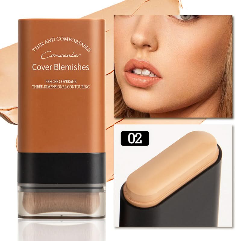 🎁2025 Hot Sale💕Hydraterende lichtgewicht foundationstick met kwastje