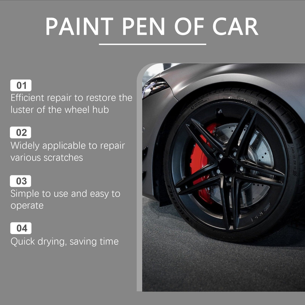 🥳2026 HOT SALE🥳💞50K+ VERKOCHT!🛠️🚗 50% KORTING! Magic Car Scratch Repair Pen – repareert velgkrassen in enkele minuten. Permanente, drupvrije formule. Inclusief blanke lak. ✨🔧