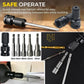 📢📢 50% KORTING!! ⏰ 1/4" Hex Shank Dopsleuteladapter – 1/2" naar 1/4", Snelontgrendeling ⚙️