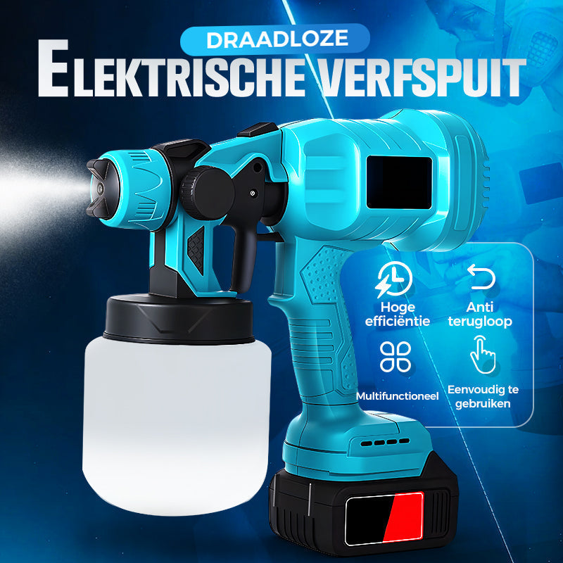 🔥Snoerloze elektrische verfspuit🔥60% korting +Gratis verzending💥