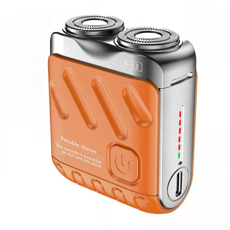 🔥Laatste Dag 50% UIT🔥Draagbaar Mini Roterend Elektrisch Scheerapparaat voor Mannen