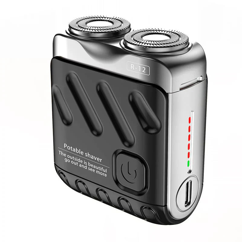 🔥Laatste Dag 50% UIT🔥Draagbaar Mini Roterend Elektrisch Scheerapparaat voor Mannen