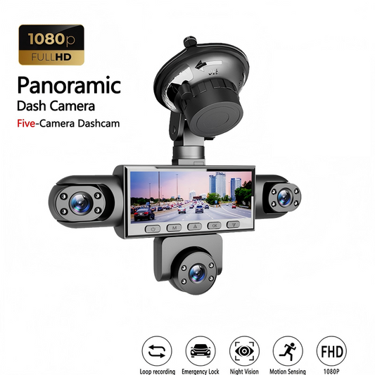 🚗HD 1080P dashcam met meerdere lenzen en nachtzicht📹