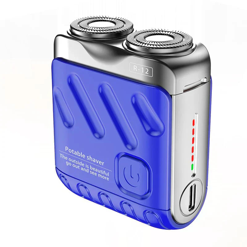 🔥Laatste Dag 50% UIT🔥Draagbaar Mini Roterend Elektrisch Scheerapparaat voor Mannen