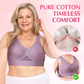Comfortabele Draadloze Katoenen BH - Vormgevend & Ademend | 1+1 Gratis Actie