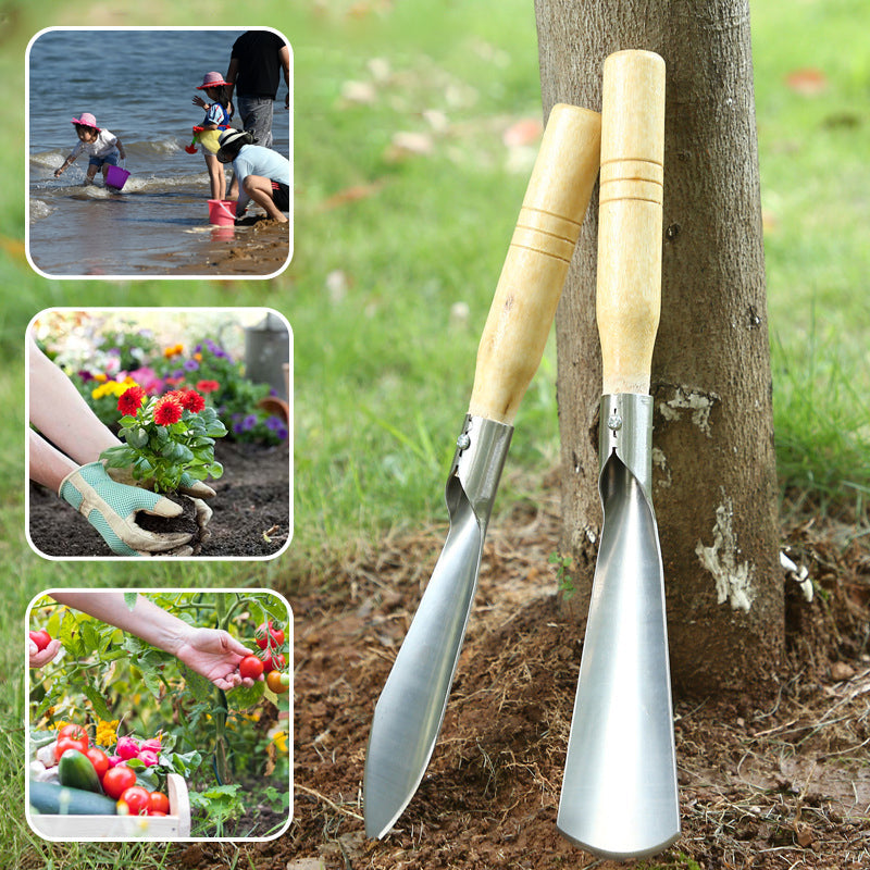🌱Onkruidschep, Troffel & Hark – Perfect Voor Tuinieren en Planten