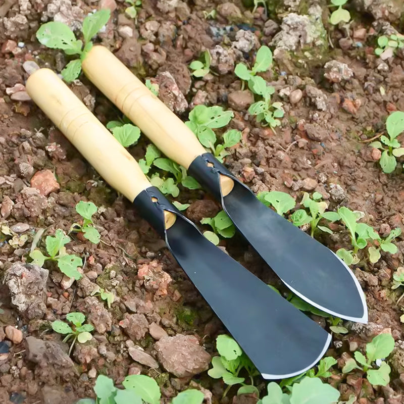 🌱Onkruidschep, Troffel & Hark – Perfect Voor Tuinieren en Planten