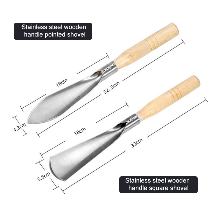 🌱Onkruidschep, Troffel & Hark – Perfect Voor Tuinieren en Planten