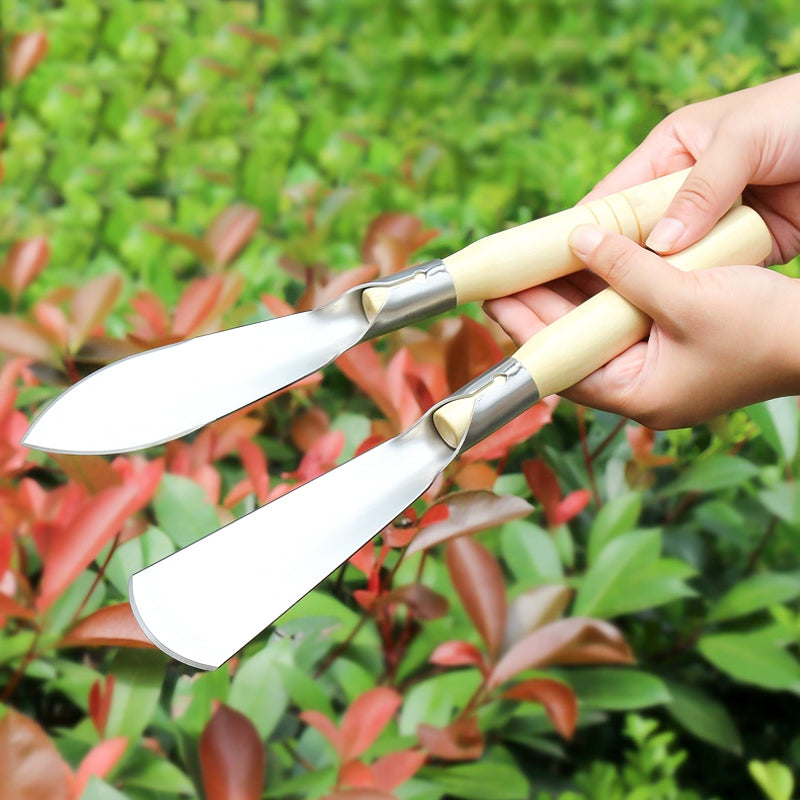 🌱Onkruidschep, Troffel & Hark – Perfect Voor Tuinieren en Planten