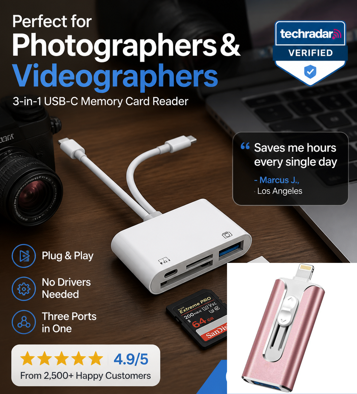 📱Gegevensoverdrachtapparaat — plug-and-play, snelle gegevensoverdracht 🔥