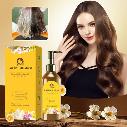 🌿Langdurige Natuurlijke Haarverf Shampoo – Kleur en Verzorging in Één Stap✨