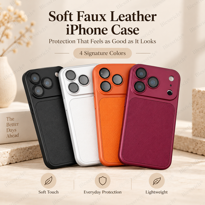 📱 50% korting – iPhone-hoesje van zacht leer, nieuwe kleuren