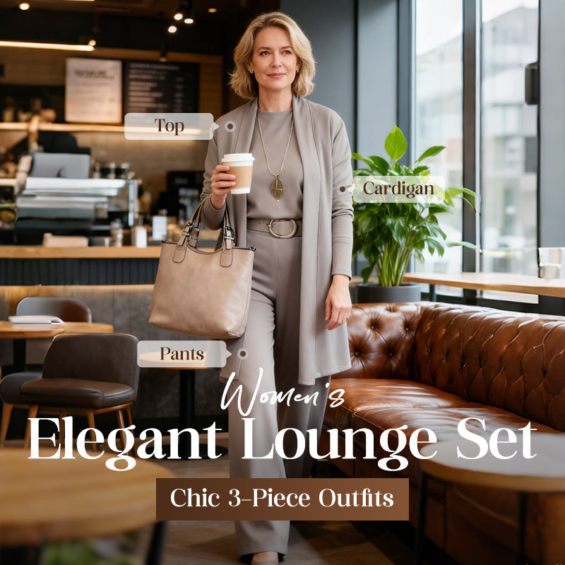 ⏳Tijdelijke aanbieding⏰Elegante 3-delige set bestaande uit een lang vest, top en broek💞
