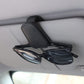 😎 Magnetische Leren Auto Zonnebrilhouder