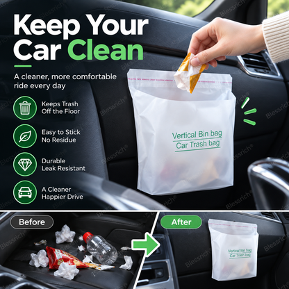 🧼Zelfklevende auto-opbergzakjes – Overal op te plakken🚗