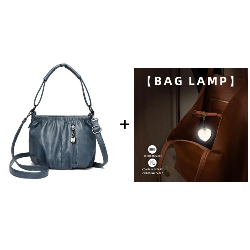 🥳2026 MEGA-AANBIEDING!💞Modieuze Eenvoudige Casual Geplooide Zachte PU Leren Schoudertas – NU 50% KORTING! 💼👜