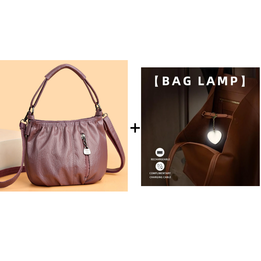 🥳2026 MEGA-AANBIEDING!💞Modieuze Eenvoudige Casual Geplooide Zachte PU Leren Schoudertas – NU 50% KORTING! 💼👜