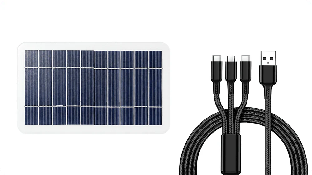 🌞50% Korting!⚡Ultra-Licht Zonnepaneel (2W 5V) - Draagbare USB Oplader voor Wandelen & Camping - Flexibel & Weerbestendig