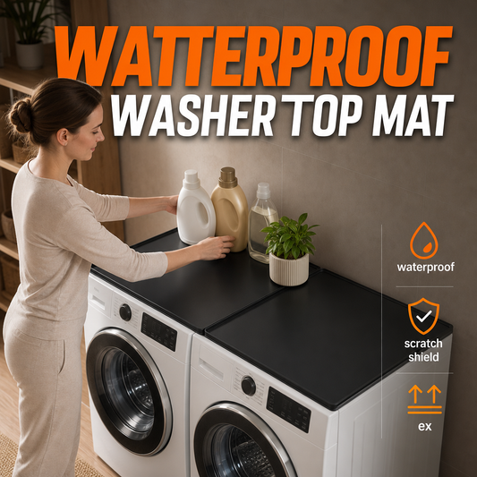 ✨ Siliconen beschermmat voor bovenop de wasmachine