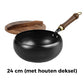 🔥Uitverkoop 58% UIT🔥Ongecoate Dikke IJzeren Pan